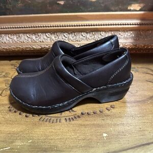 CANYON RIVER BLUES Coby Brown Clogs Shoes Size 9.5 M